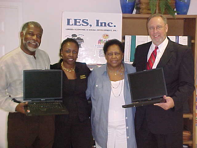 Laptop GiveAway to LES Inc.2009
